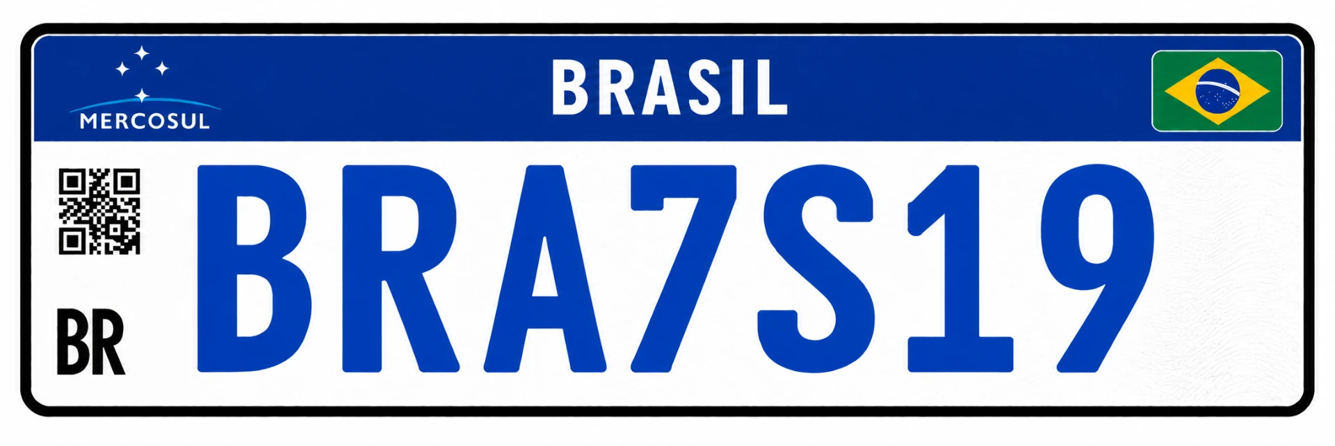 Placa Mercosul — Oficial